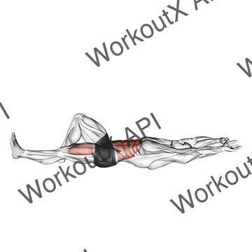 Flexion Leg Sit Up (bent Knee) animated GIF