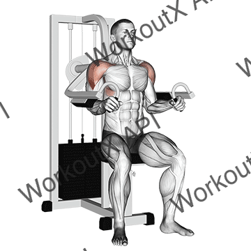 Lever Lateral Raise animated GIF