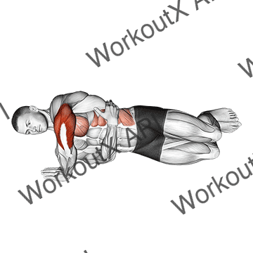 Side Push-up animated GIF