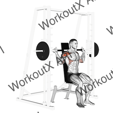 Smith Behind Neck Press animated GIF