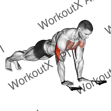 Band Close-grip Push-up animated GIF