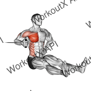 Band One Arm Twisting Chest Press animated GIF
