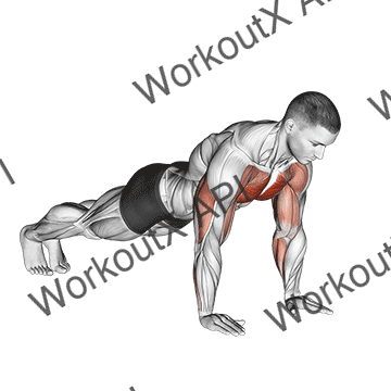 Plyo Push Up animated GIF