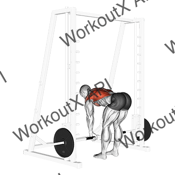 Smith Bent Over Row animated GIF