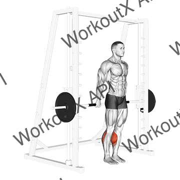 Smith Reverse Calf Raises