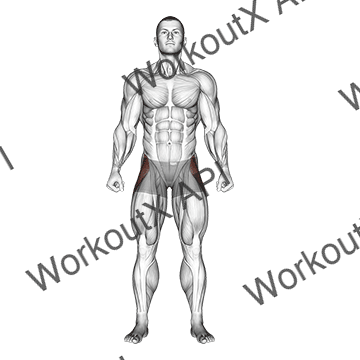 Straight Leg Outer Hip Abductor animated GIF