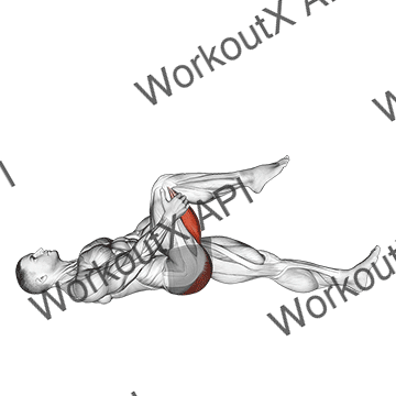 Leg Up Hamstring Stretch animated GIF