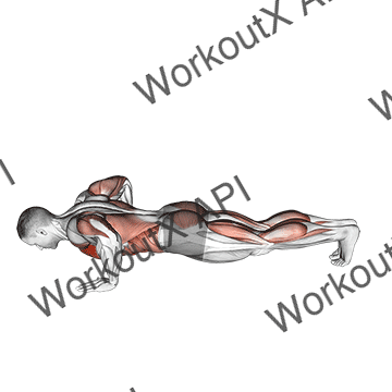 Modified Hindu Push-up (male) animated GIF