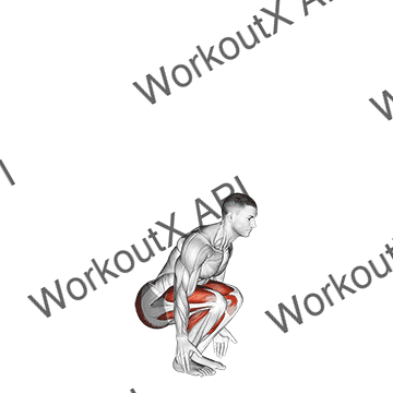 Semi Squat Jump (male) animated GIF