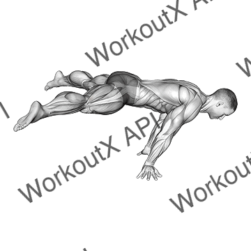 Straddle Planche animated GIF