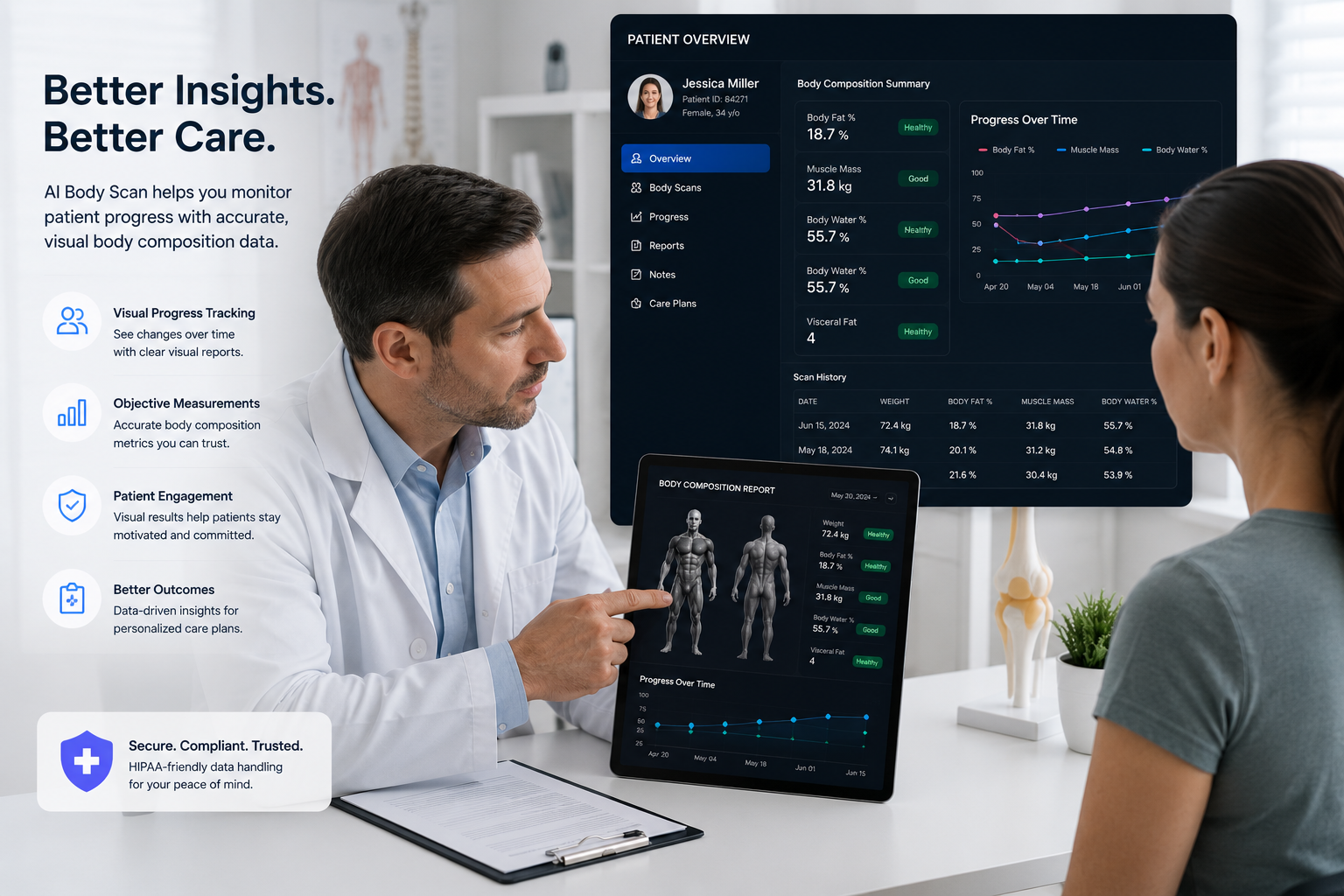 Clinical AI Body Composition API California Texas New York - Thumbnail