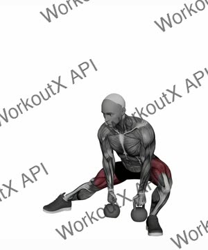 Kettlebell Lateral Lunge exercise demonstration