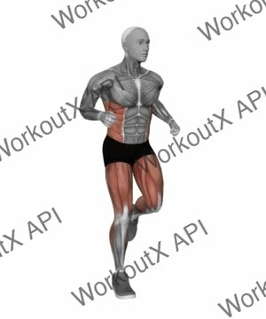 Running exercise demonstration