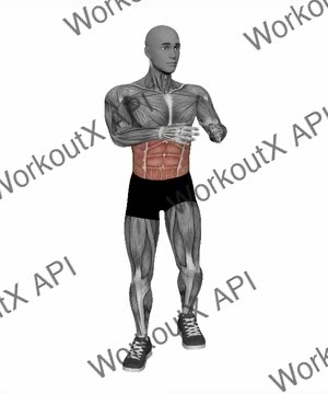 High Knee Twist exercise demonstration