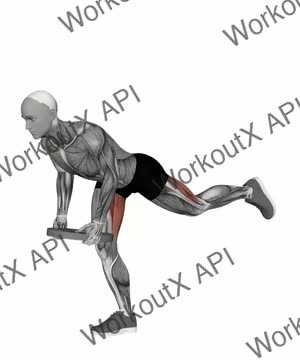 Plate Single Leg Deadlift exercise demonstration