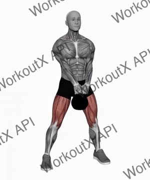 Kettlebell Sumo Squat (Version 2) exercise demonstration