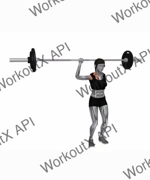 Barbell Behind the Back Push Press Single Arm Balance exercise demonstration