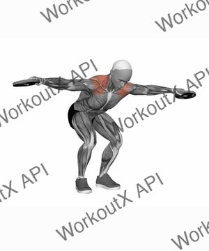 Plate Rear Delt Fly exercise demonstration
