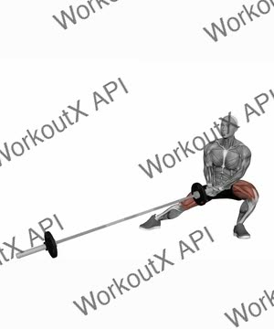 Landmine Lateral Lunge exercise demonstration