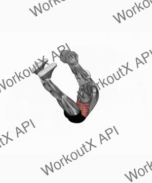 Dumbbell v-Up exercise demonstration