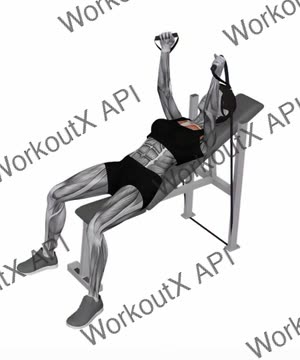 Band Incline Fly exercise demonstration