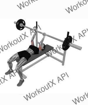 Barbell Lying Extension exercise demonstration