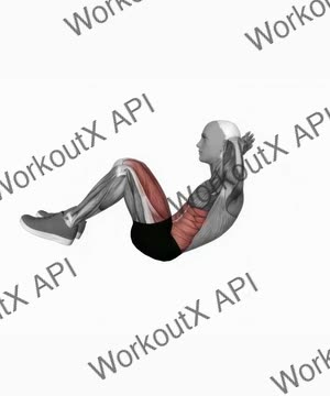 Crunch Leg Raise exercise demonstration