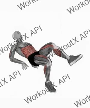 Crab Twist Toe Touch exercise demonstration