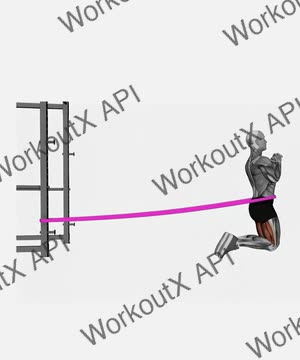 Resistance Band Hip Thrusts on Knees exercise demonstration