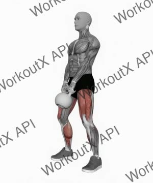 Kettlebell Sumo Deadlift exercise demonstration