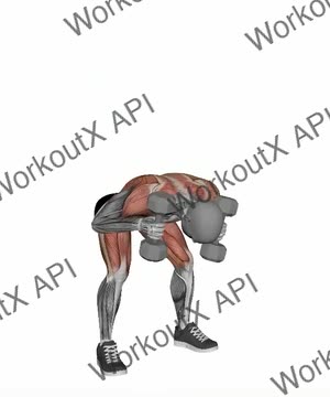 Good Mornings Dumbbells exercise demonstration