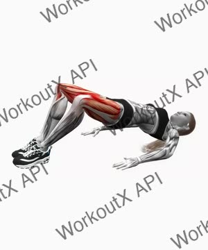 Glute Bridge With Abduction Bodyweight exercise demonstration