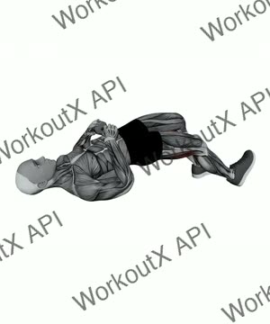 Dumbbell Staggered Glute Bridge exercise demonstration