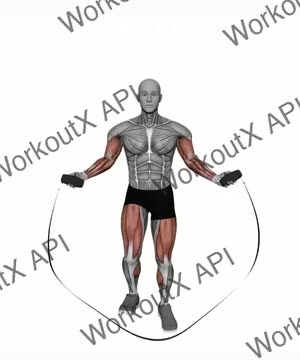 Jump Rope Alternating Foot exercise demonstration