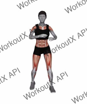 4 Corners Curtsy exercise demonstration