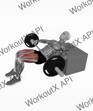 Barbell Kas Glute Bridge exercise demonstration