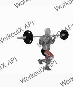 Barbell Front Chest Lunges exercise demonstration