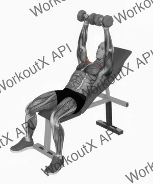 Dumbbell Incline Breeding exercise demonstration