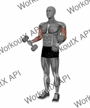 Dumbbell Curls exercise demonstration