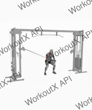Cable One Arm Chest Fly Bent exercise demonstration