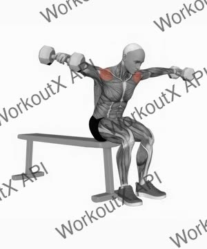 Dumbbell Leaning Fly exercise demonstration
