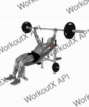 Barbell Incline Bench Press exercise demonstration
