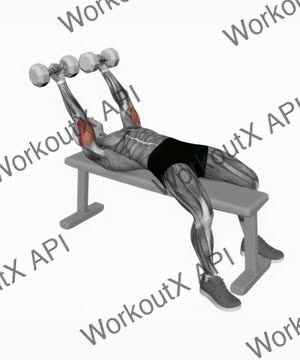 Dumbbell Pronate-Grip Triceps Extension exercise demonstration