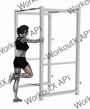 Band Standing Leg Curl exercise demonstration
