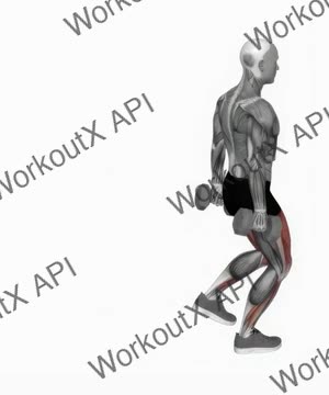 Dumbbell Rear Lunge exercise demonstration