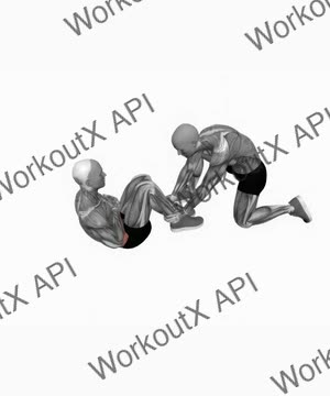 Assisted Sit Ups exercise demonstration