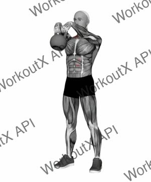 Kettlebell Front Raise exercise demonstration