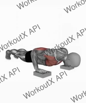 Elevated Push Up exercise demonstration