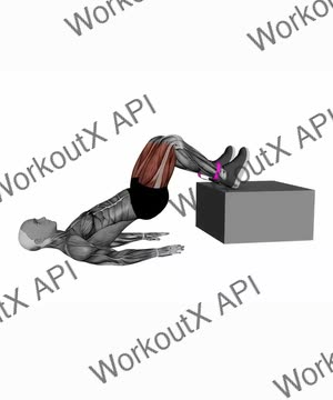 Banded Feet Elevated Hip Thrusters exercise demonstration