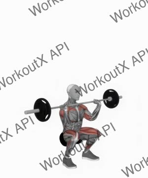 Barbell Thruster exercise demonstration